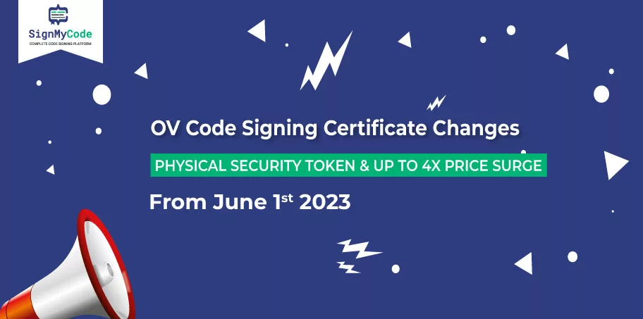 OV Code Signing Price Change from June 2023