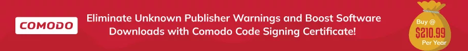 Buy Comodo Code Signing Certificate