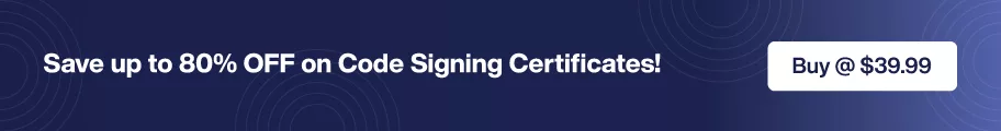 Save Upto 80% On Code Signing Certificates