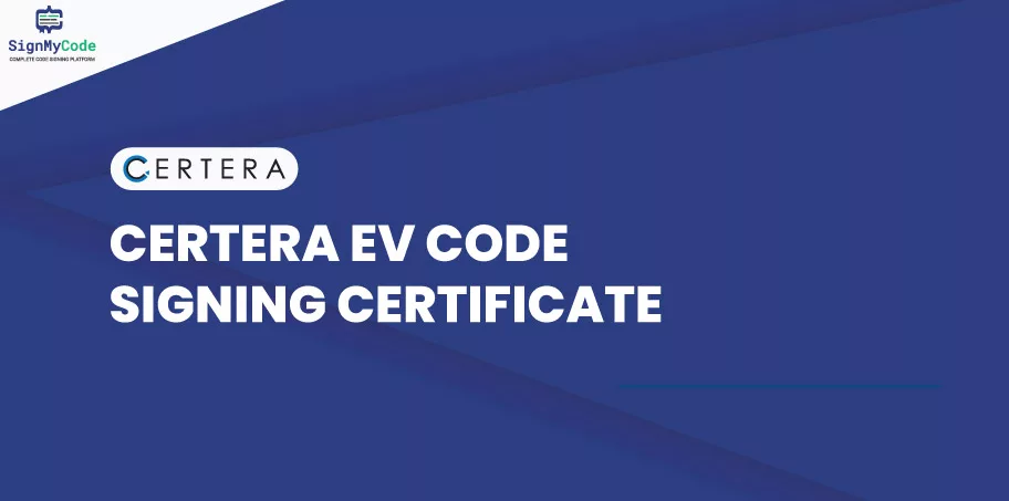 Certera EV Code Signing Certificate