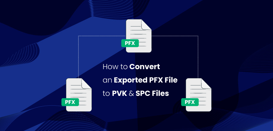 convert exported pfx file to pvk spc