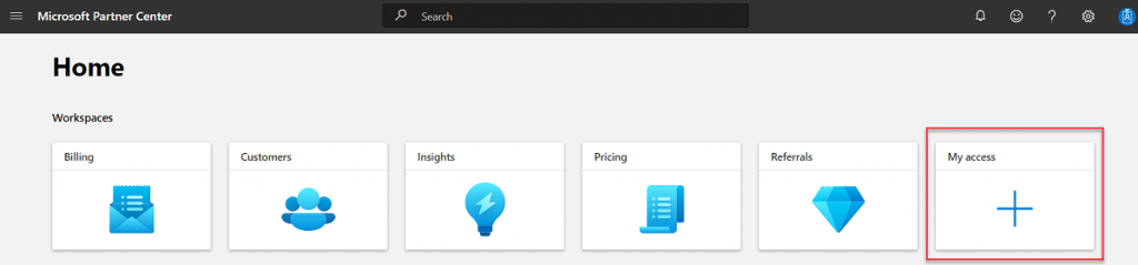 Microsoft Partner Portal My Access
