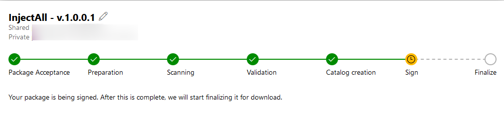 Driver Signing Process