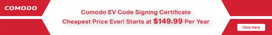 Comodo EV Code Signing Certificates