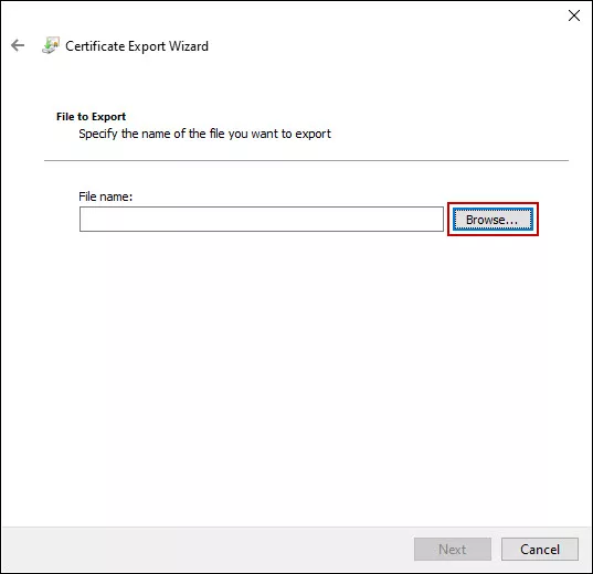 Export to File