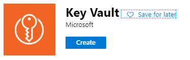 Key Vault Create