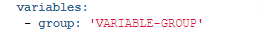Replace Variable Group Name