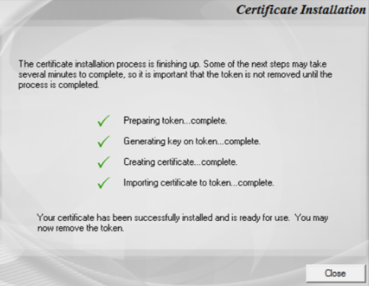 Certificate Installation DigiCert Installer