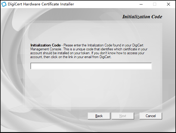 DigiCert Hardware Certificate Installer