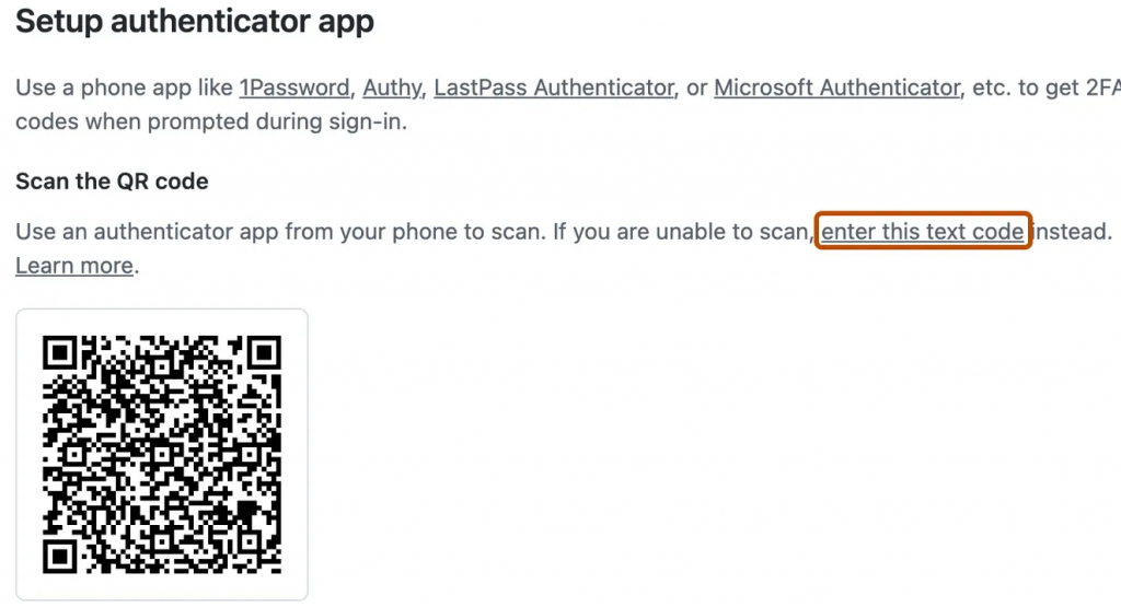 Setup Authenticator App