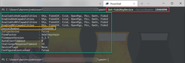 Get YubiKey Device