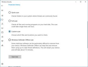 How to Use the Windows Defender to Scan the Malwares?