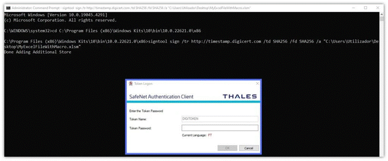 Enter Token Password
